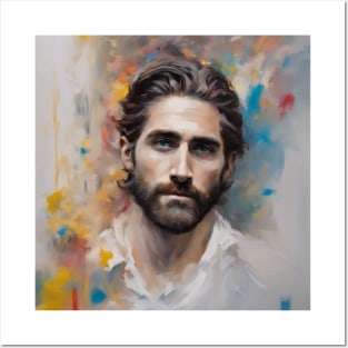 Jake Gyllenhaal`s face Posters and Art